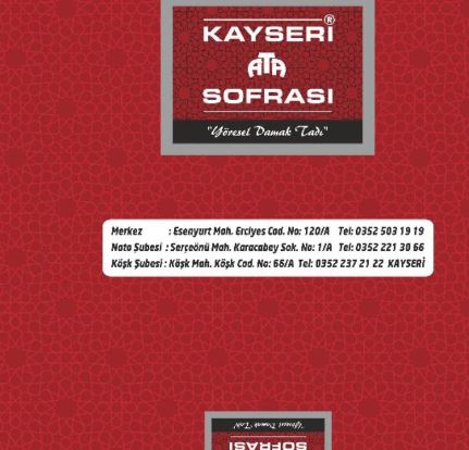 kayseri ata sofrasi unlu mamulleri kayseri ata sofrasi unlu mamulleri